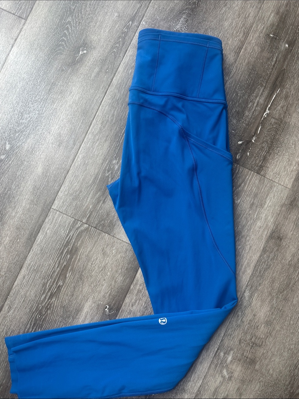 lululemon Fast & Free Tights Royal Blue Performance Leggings